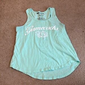 Mint Gamecocks Razorback Tank